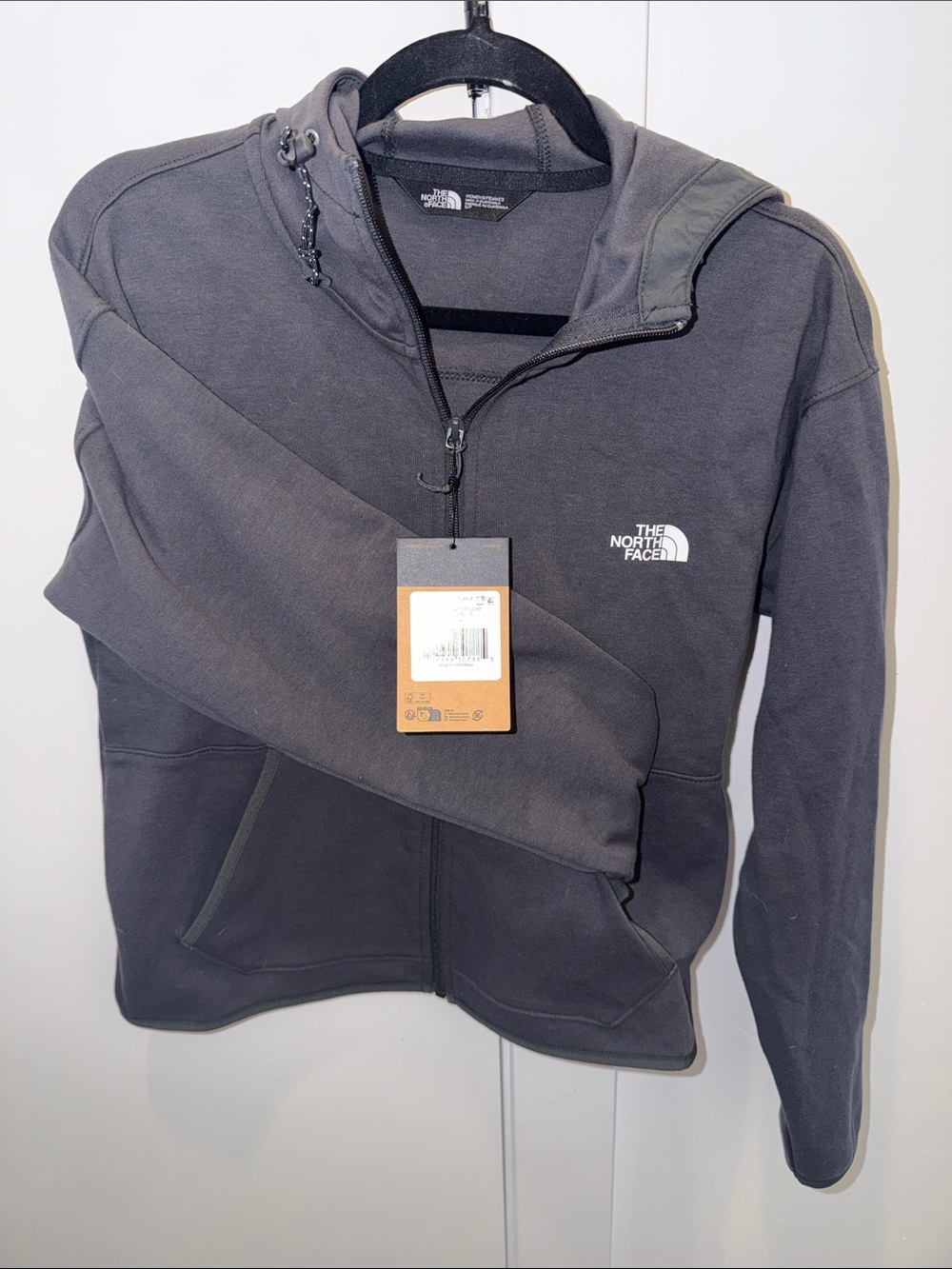The North Face Charcoal Gray Zip-Up Hoodie